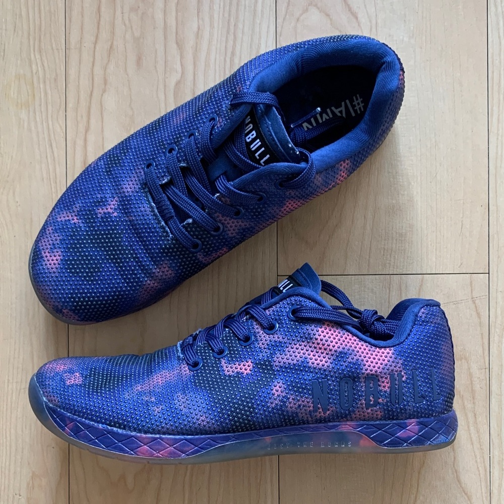 NOBULL Vibrant Blue and Pink training Shoes
